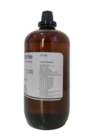 Acetonitrile 99.9 HPLC Grade 2,5L