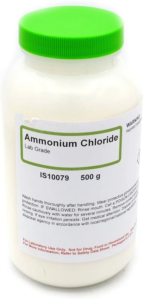 Ammonium Chloride Fine Crystals AR 500 Ammonium Chloride Fine Crystals AR 500g
