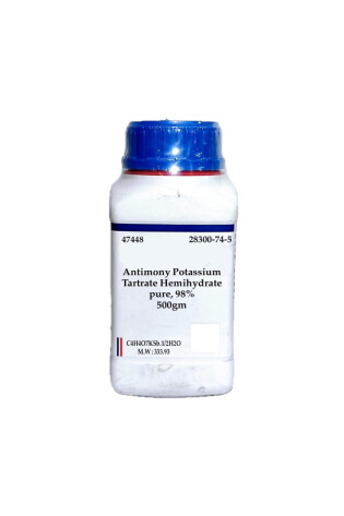 Antimony Potassium Tartrate AR 500g