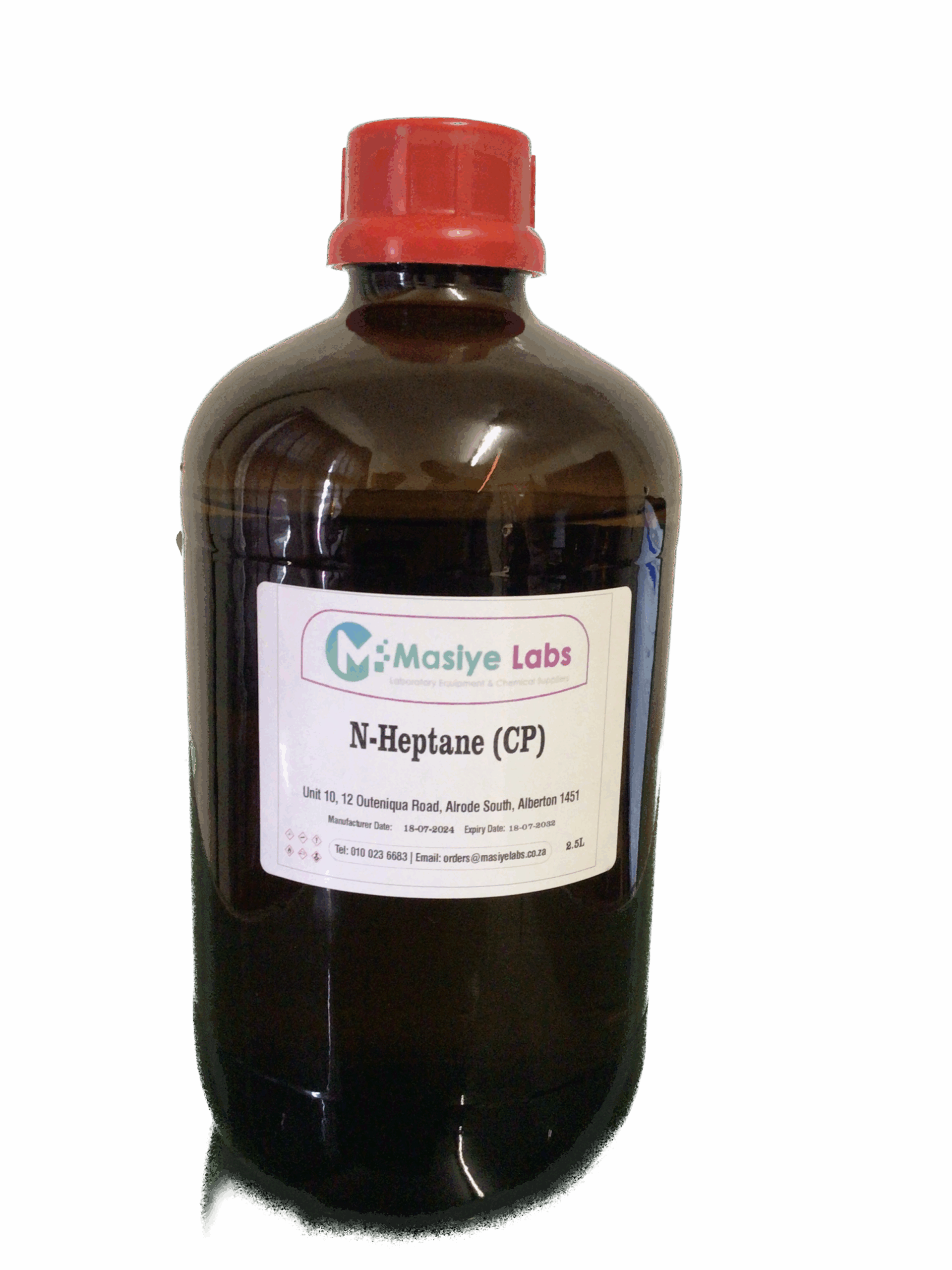 N-Heptane CP Grade 2.5L N-Heptane CP Grade 2.5L