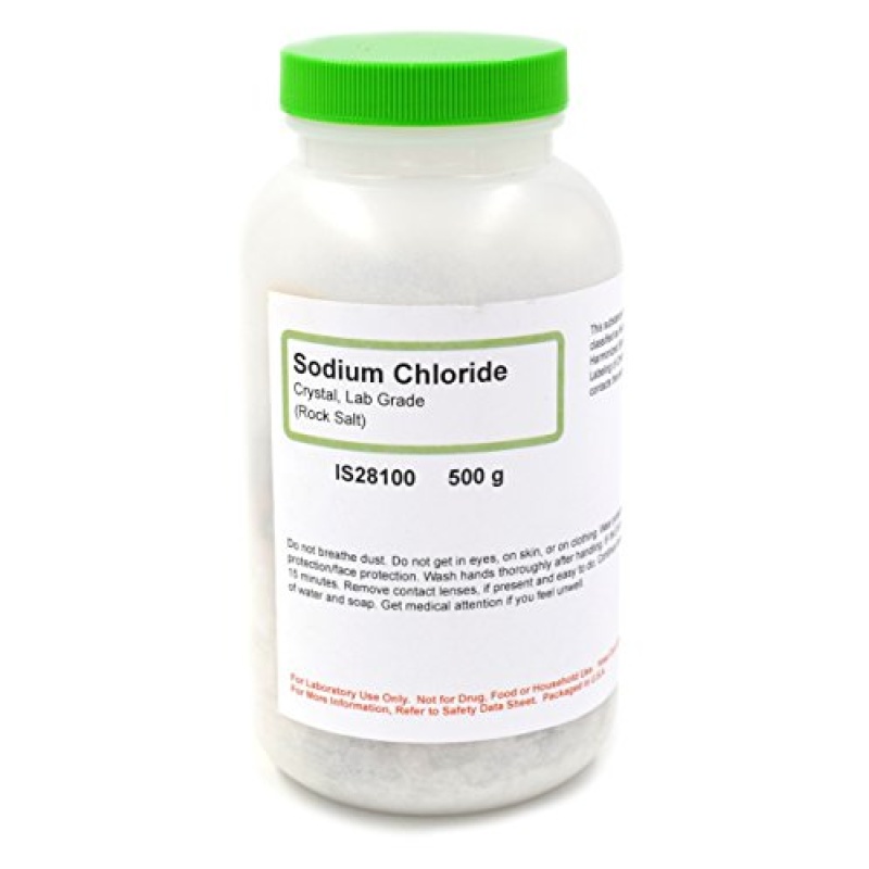 lab grade sodium chloride crystals 500g the curated chemical collection 419MIKiDlVL