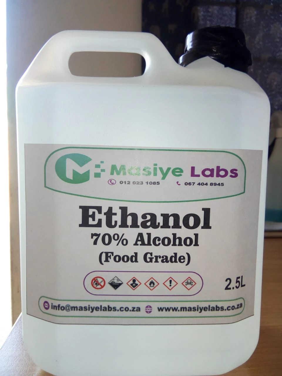 Ethanol Food Grade 70%, 2.5% Ethanol Food Grade 70%, 2.5%