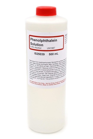 Phenolphthalein Indicator 500ml AR