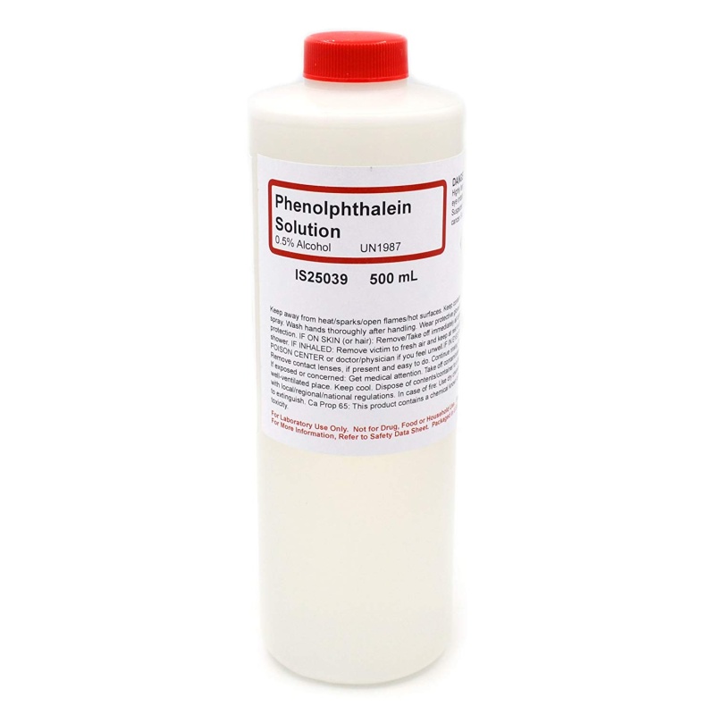 Phenolphthalein Indicator 500ml AR