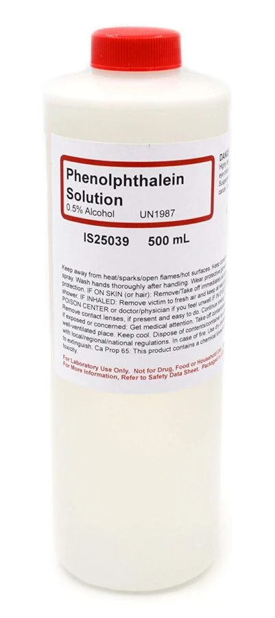 Phenolphthalein Indicator 500ml AR Phenolphthalein Indicator AR 500ml