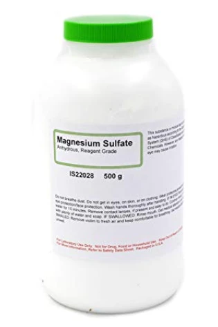 Magnesium Sulfate Anhydrous 500g AR