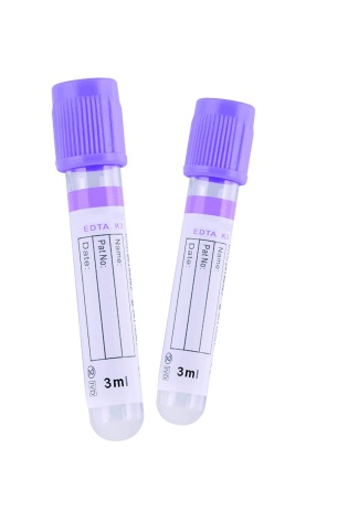 EDTA Vaccuum Tubes 3ml, K3 L/Top