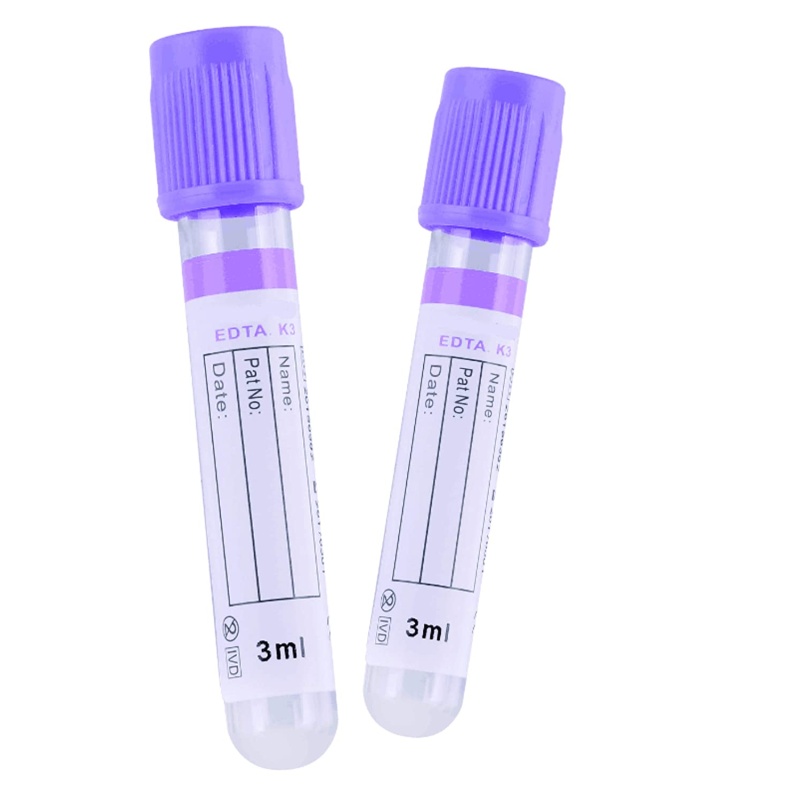 EDTA Vaccuum Tubes 3ml, K3 L/Top