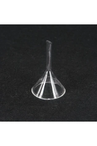 Funnel, Glass 50mm D, Stem 7mm