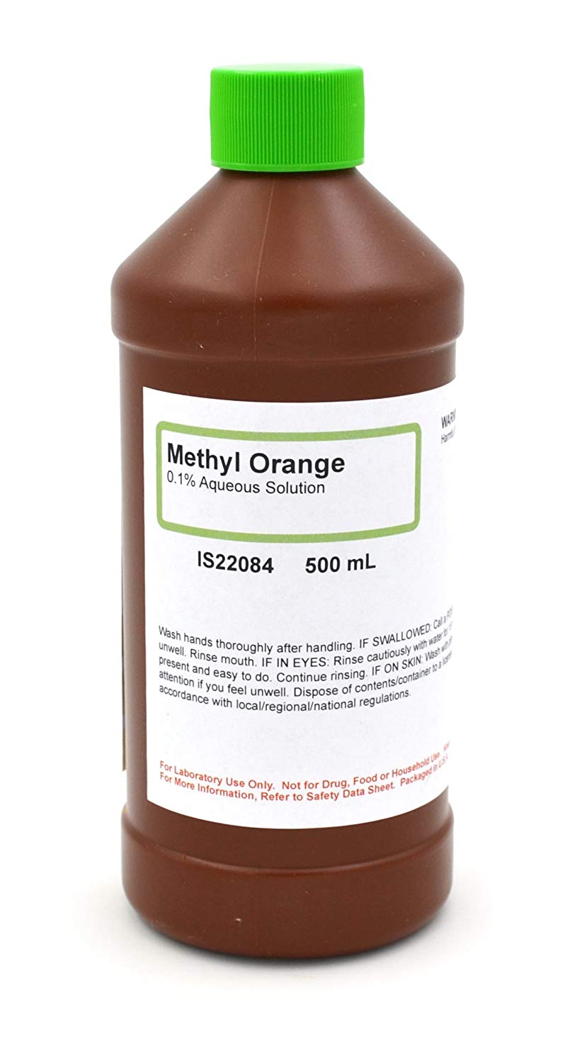 Methyl Orange Solution 500ml | Masiye Labs