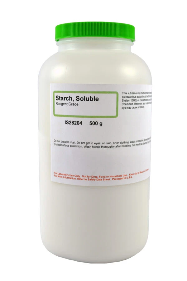 Soluble Starch ( C6H10O5)n AR 500g Soluble Starch ( C6H10O5)n 500g AR - Image 1