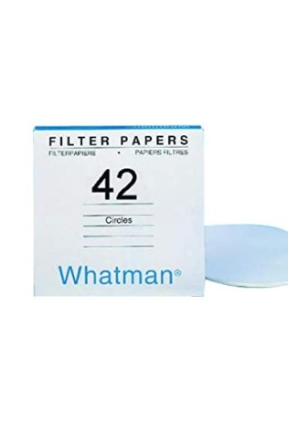 Whatman Quantitative Filter Paper Grade 42.