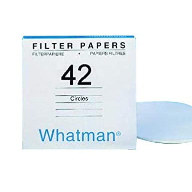 Whatman Quantitative Filter Paper Grade 42.