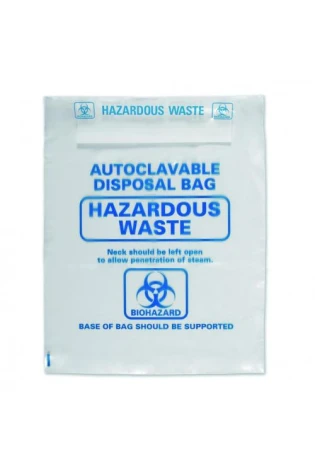 Autoclavable bags 310 x 360mm, Clear, pack of 200