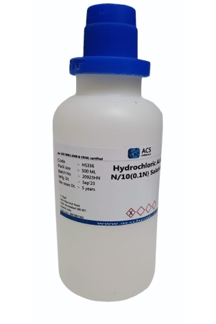 Hydrochloric Acid Ampule 0.1 N (N10), 100ml