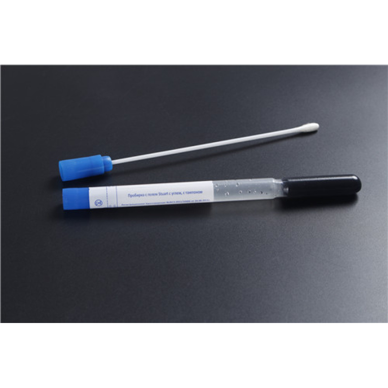 Medical swab plastic ø 12×150 mm, sterile