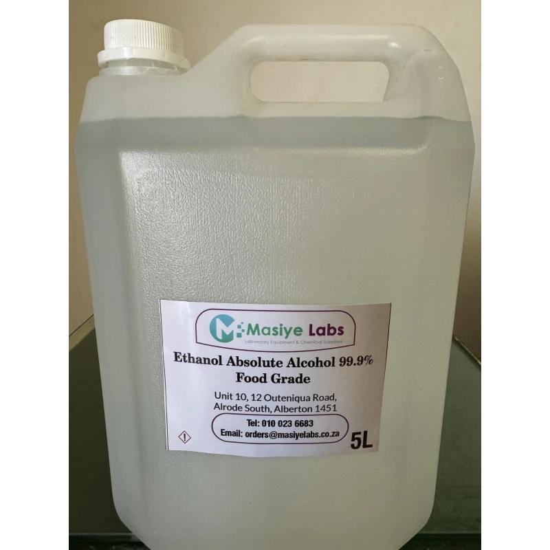 Ethanol Absolute Food Grade 99.9 5L