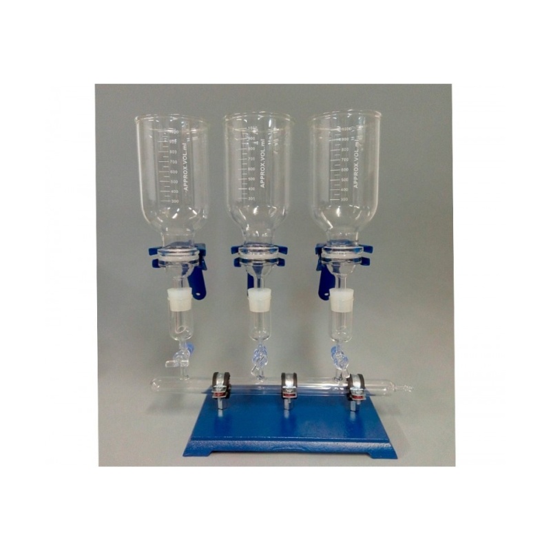 1000 ML COMPLETE GLASS VACUUM MANIFOLDS 3 PLACES scaled