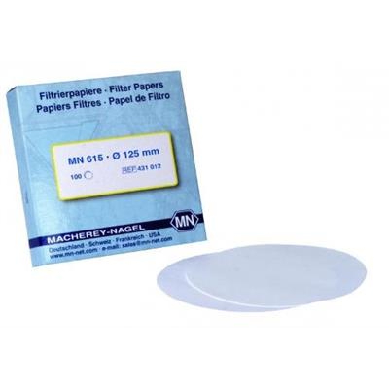 Filter paper circles MN 615 Qualitative Medium fast 22 s Smooth MN615 110mm 100PK
