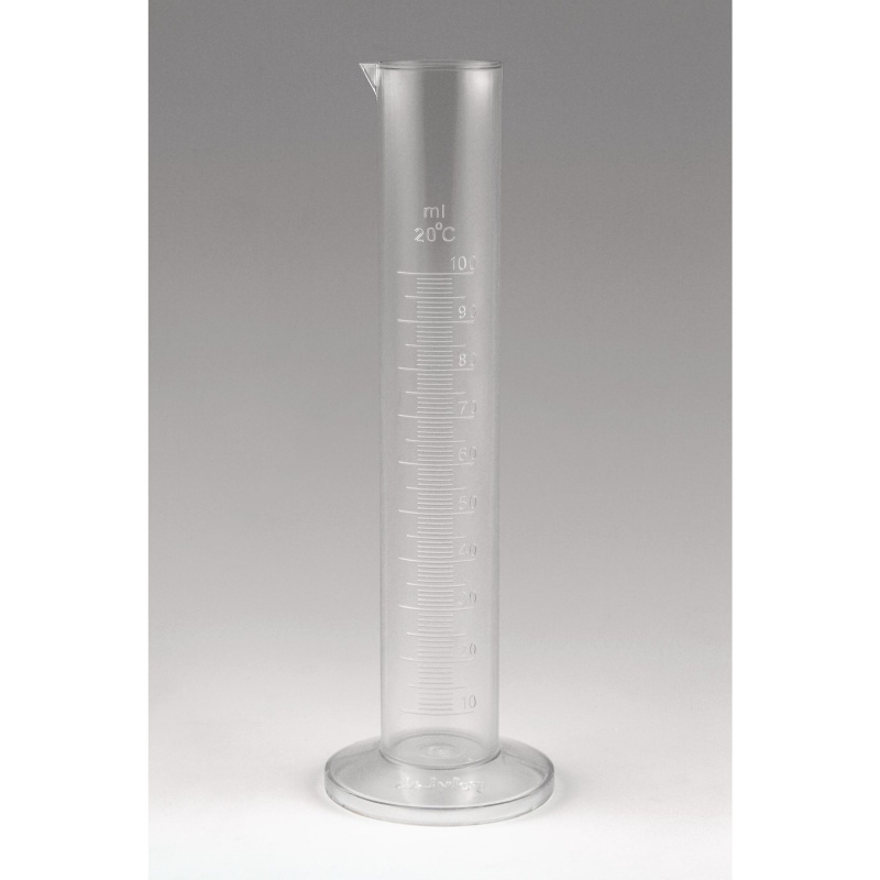 Measuring Plastic 100ml round scaled
