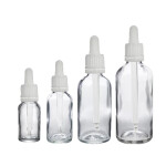 Dropper Bottles Clear-White Pipettes