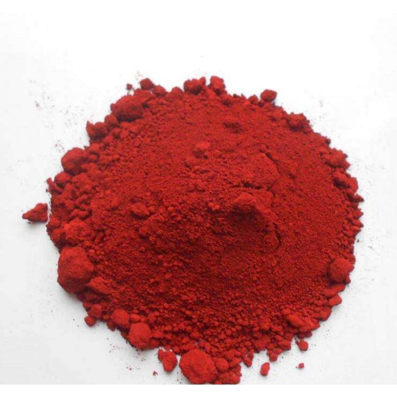 Ferric oxide red Fe2O3 .