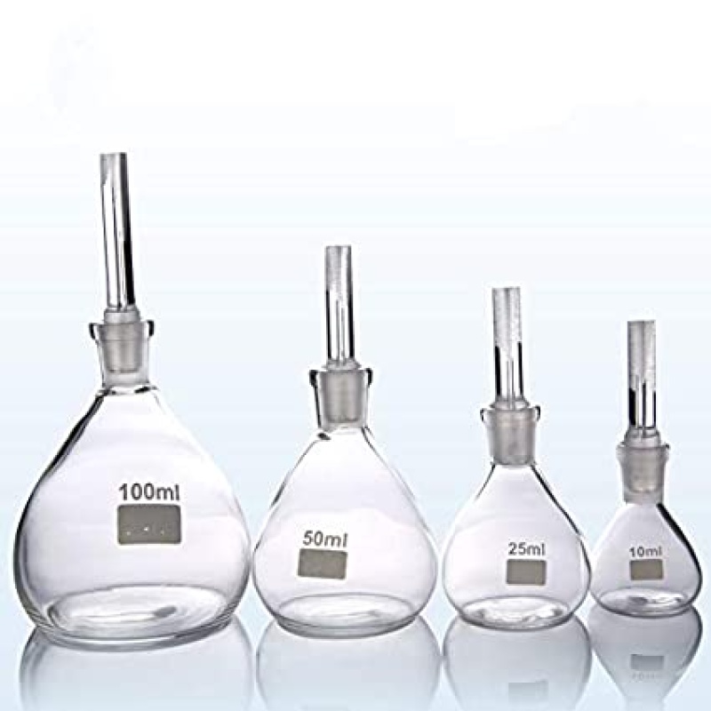Pycnometer – Specific Gravity SG Flask with Teflon Stopper