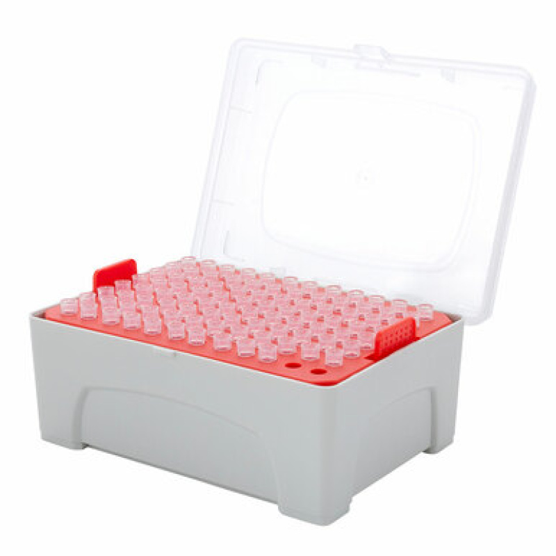 Racked pre sterilized maximum recovery white filter tips 0.1 10Ul
