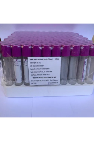 Vacutainer Tube Lavender EDTA k2, 10ml