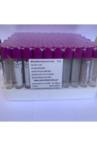 Vacutainer Tube Lavender EDTA k2 10ml