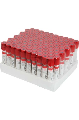 Vacutaner Clot Activator Red Top Tubes 4ml