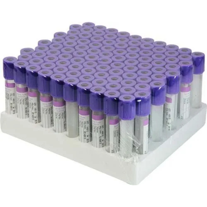 VACUCARE Tubes Lavender EDTA k2 4ml Pack100