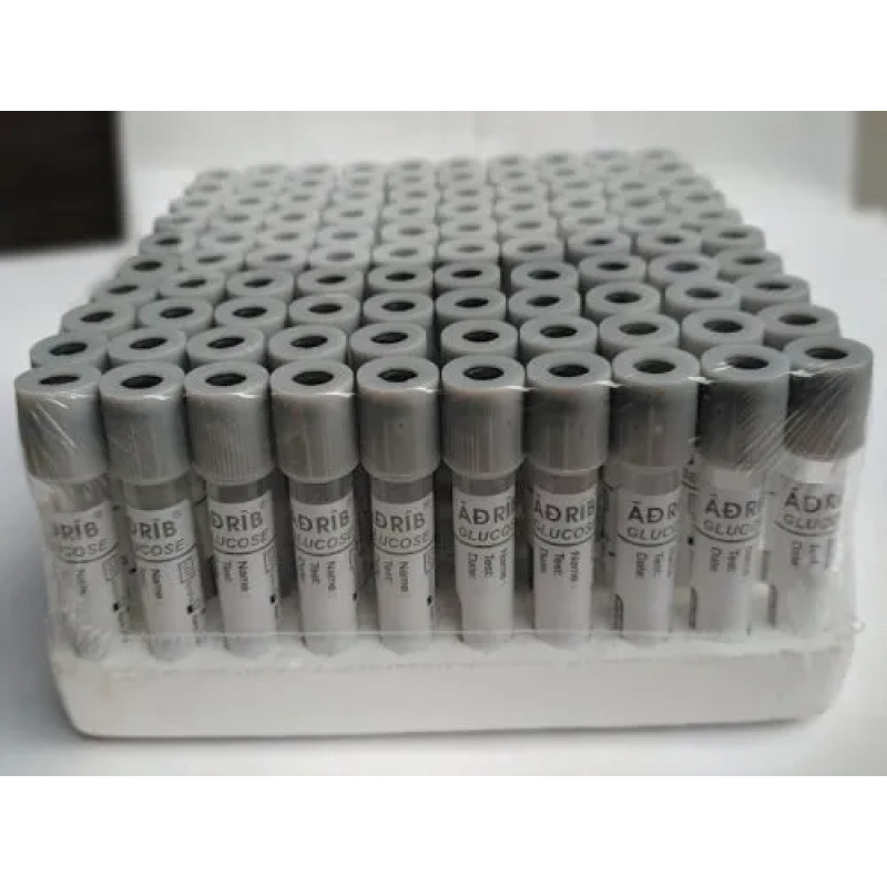 Vacucare fluoride oxalate Grey Top Tubes 4ml