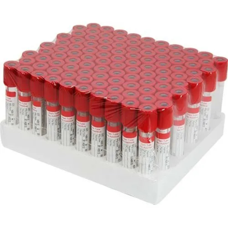 vacucare clot activator red top tube 6ml 100pack