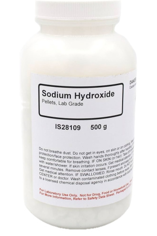 Sodium Hydroxide Pellets 98.5% AR 500g