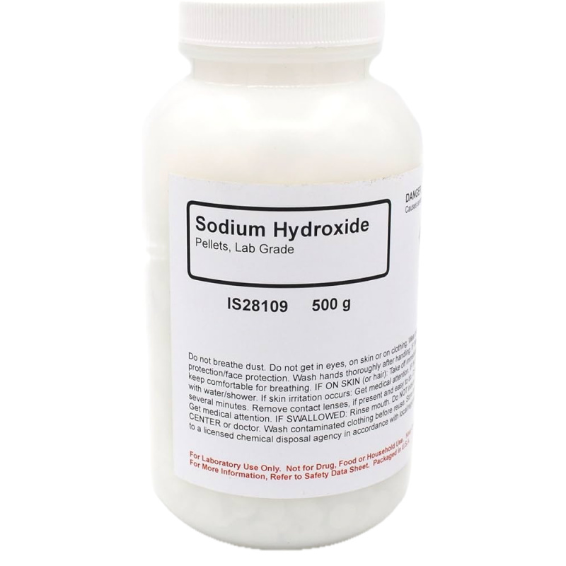 Sodium Hydroxide Pellets 98.5% AR 500g