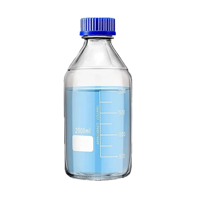 Reagent Bottles With A Blue Cap 2000ml