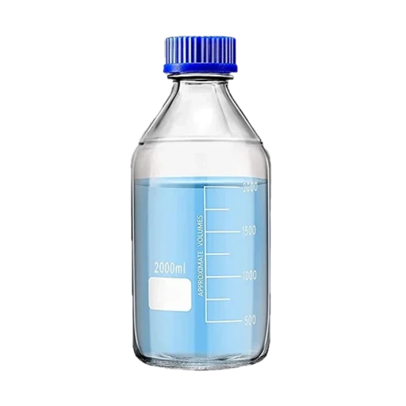 Reagent Bottles With A Blue Cap 2000ml