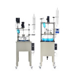 Chemistry Laboratory Equipment Single Layer Glass Reactor With Heating Mantle