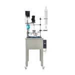 Single Layer Glass Reactor With Heating Mantle